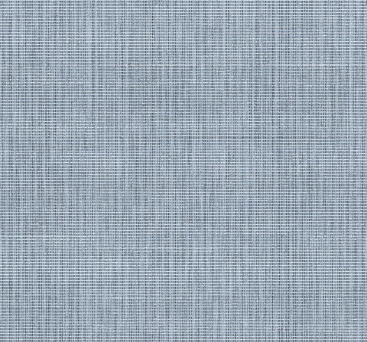 Seabrook Queens Weave Steel Blue Wallpaper