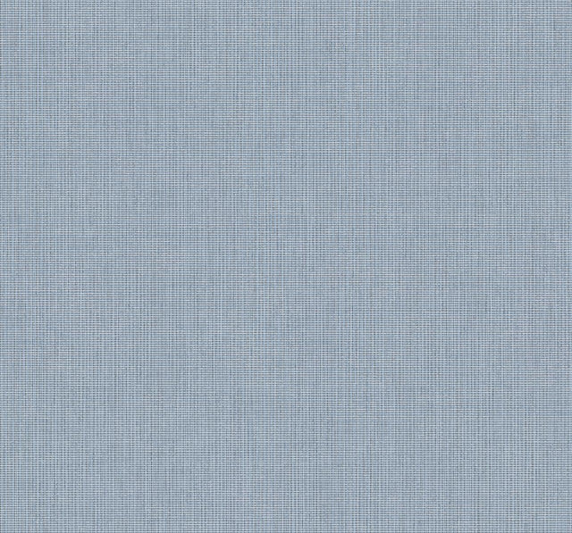 Seabrook Queens Weave Steel Blue Wallpaper