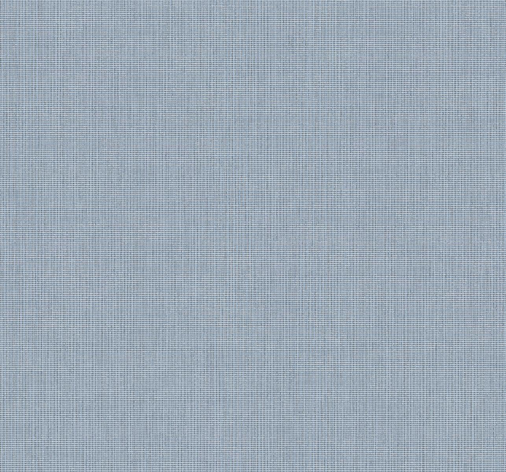 Seabrook Queens Weave Steel Blue Wallpaper