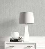 Seabrook Queens Weave Grey Wallpaper