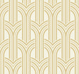 Seabrook Broadway Arches Golden Nugget Wallpaper