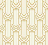 Seabrook Broadway Arches Golden Nugget Wallpaper