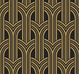 Seabrook Broadway Arches Antique Gold Wallpaper