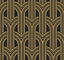 Seabrook Broadway Arches Antique Gold Wallpaper