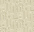 Seabrook Manhattan Skyline Aurum Wallpaper