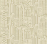 Seabrook Manhattan Skyline Aurum Wallpaper