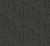 Seabrook Manhattan Skyline Midnight Wallpaper