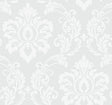 Seabrook Deco Damask Frosty Wallpaper