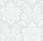 Seabrook Deco Damask Frosty Wallpaper