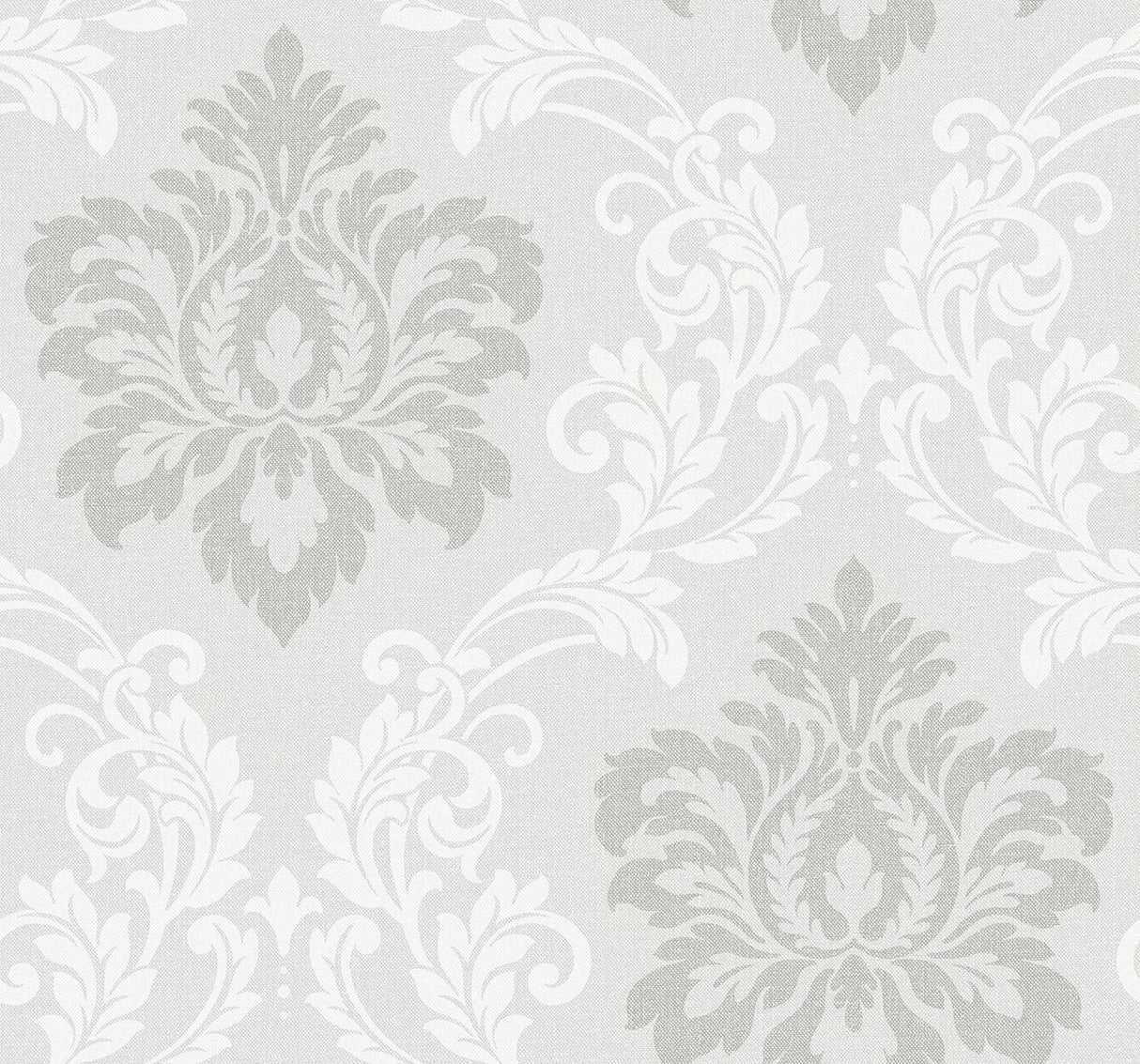 Seabrook Deco Damask Cool Mist Wallpaper