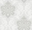 Seabrook Deco Damask Cool Mist Wallpaper