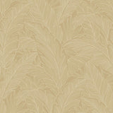 Seabrook Deco Banana Leaf Old Gold Wallpaper