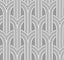 Seabrook Deco Arches Metallic Silver Wallpaper