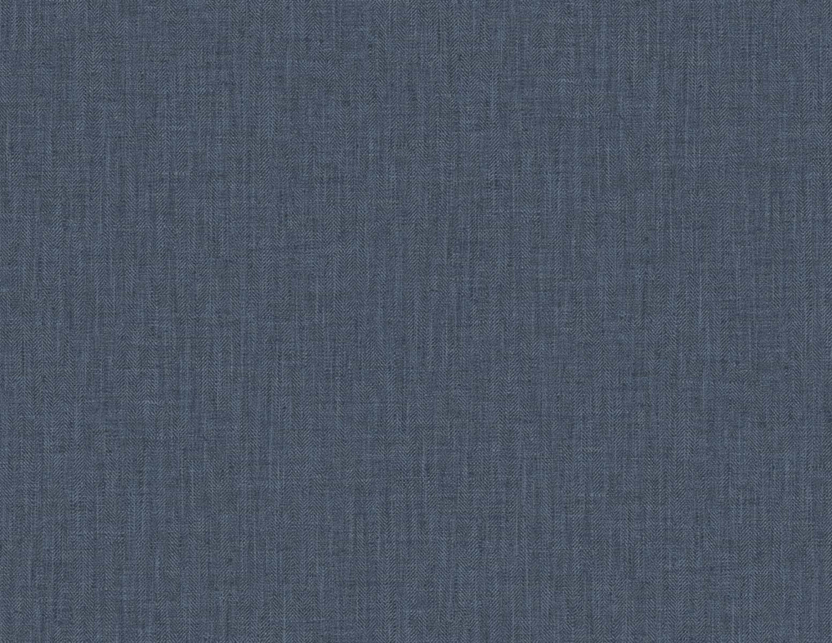 Seabrook Tweed Indigo Wallpaper
