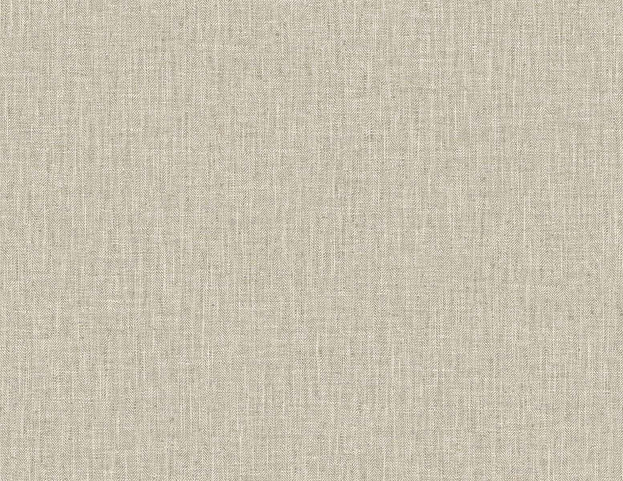 Seabrook Tweed Brown Wallpaper