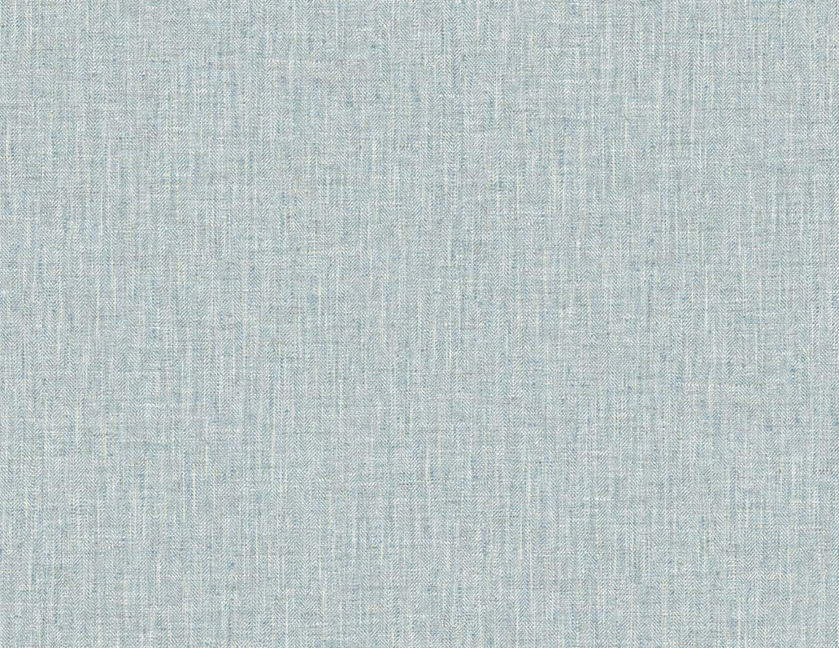 Seabrook Tweed Blue Wallpaper