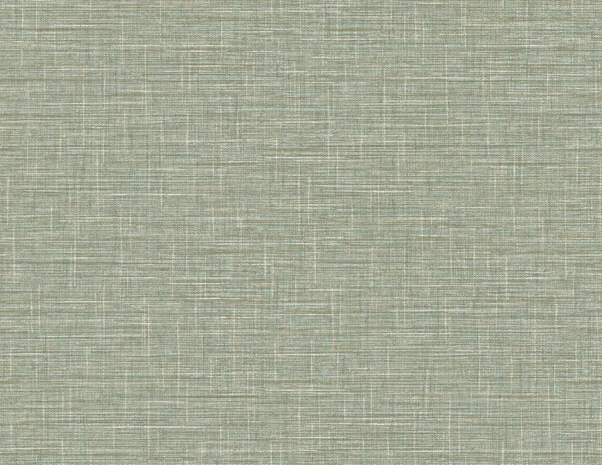 Seabrook Grasmere Weave Green Wallpaper