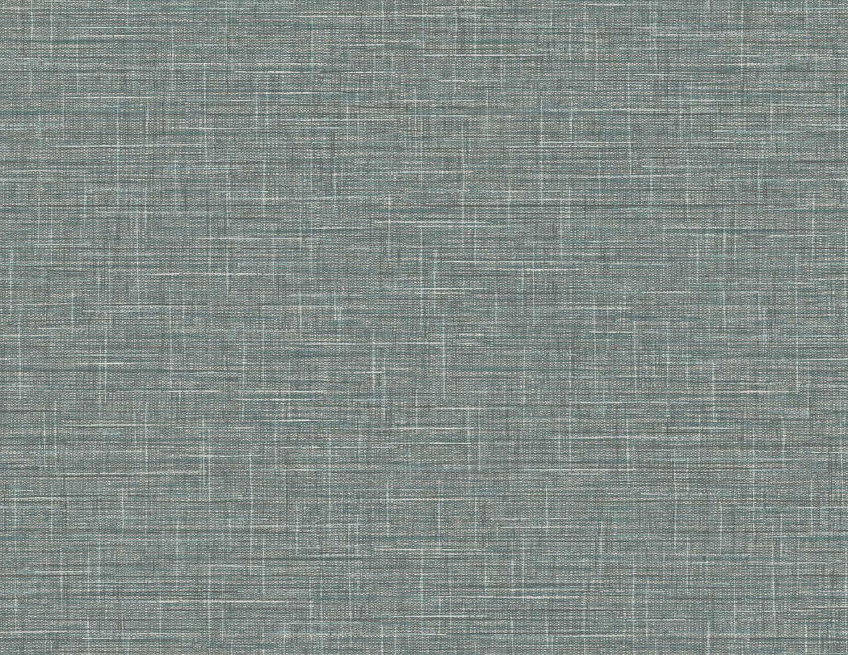 Seabrook Grasmere Weave Dark Linen Wallpaper
