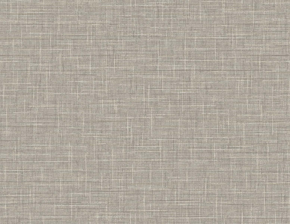 Seabrook Grasmere Weave Brown Wallpaper