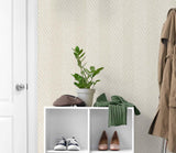 Seabrook Throw Knit Off White Wallpaper