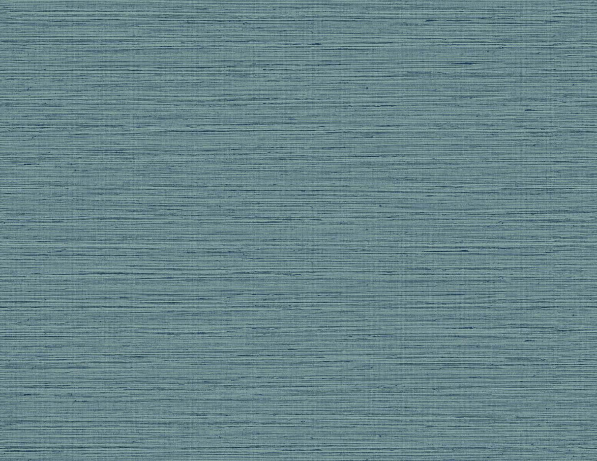 Seabrook Edmond Faux Sisal Blue Wallpaper