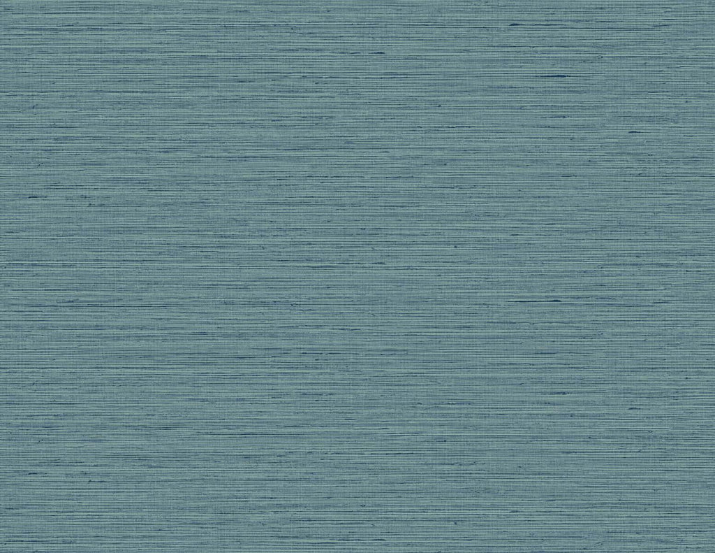 Seabrook Edmond Faux Sisal Blue Wallpaper