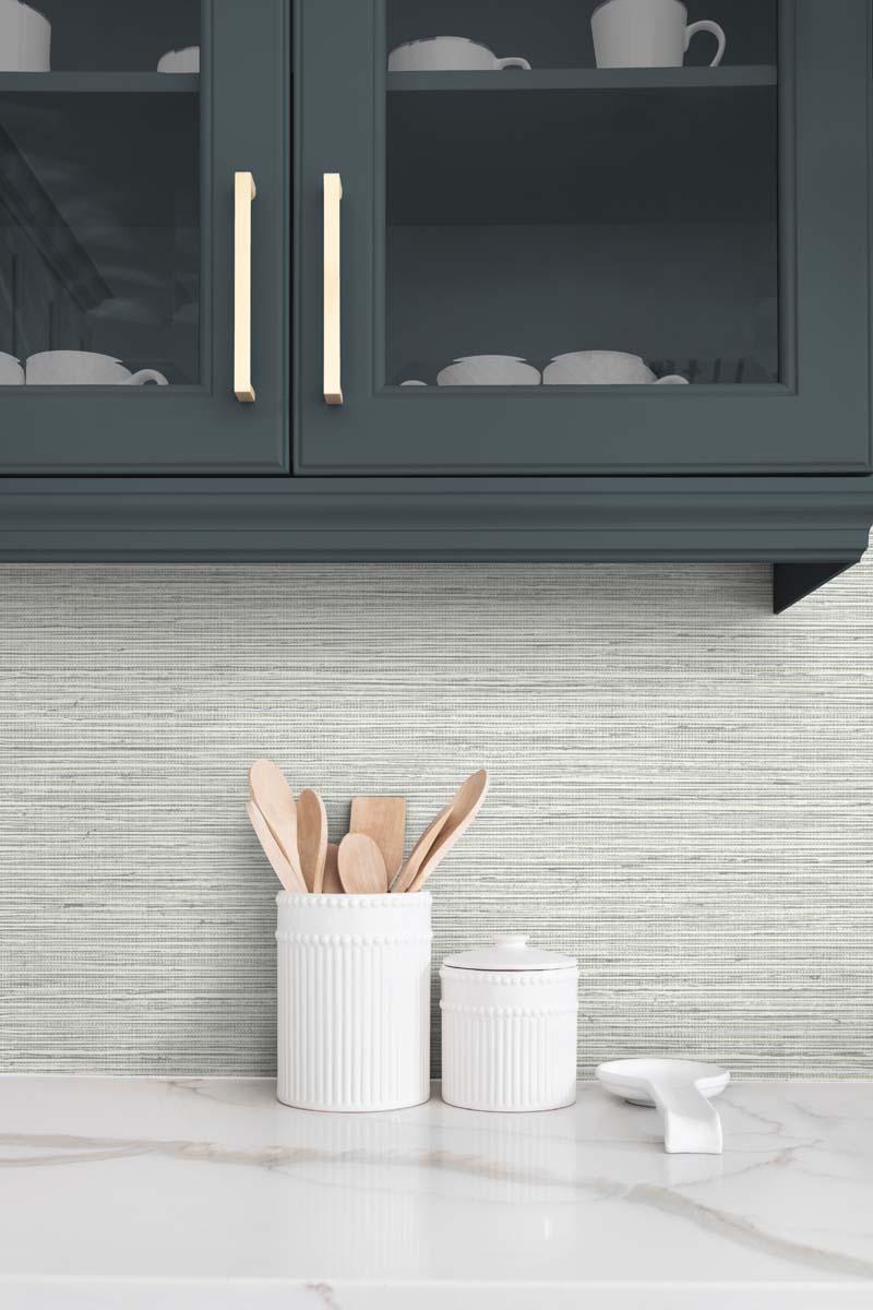 Seabrook Edmond Faux Sisal Brown Wallpaper
