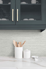 Seabrook Edmond Faux Sisal Brown Wallpaper