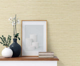 Seabrook Edmond Faux Sisal Tan Wallpaper