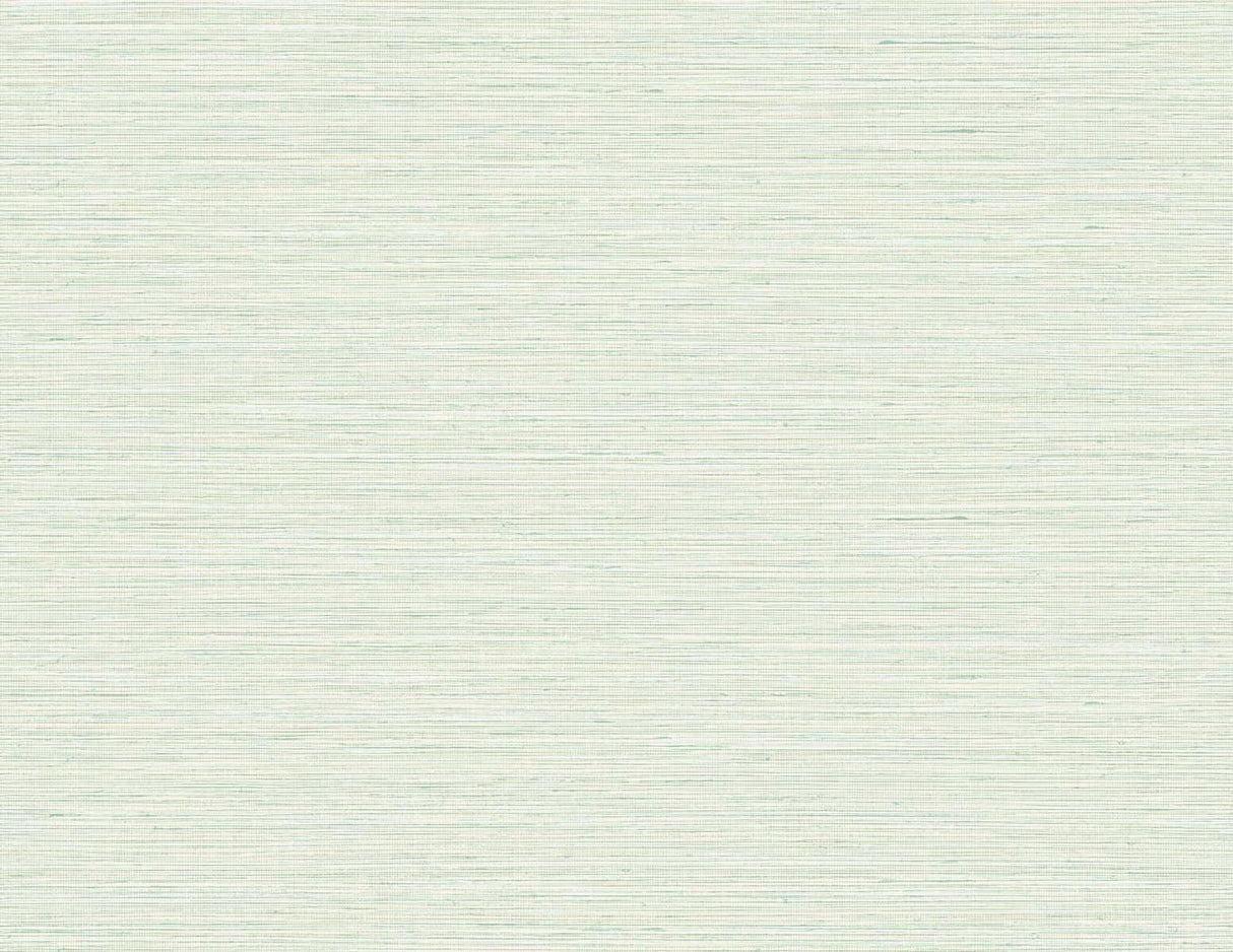 Seabrook Edmond Faux Sisal Green Wallpaper
