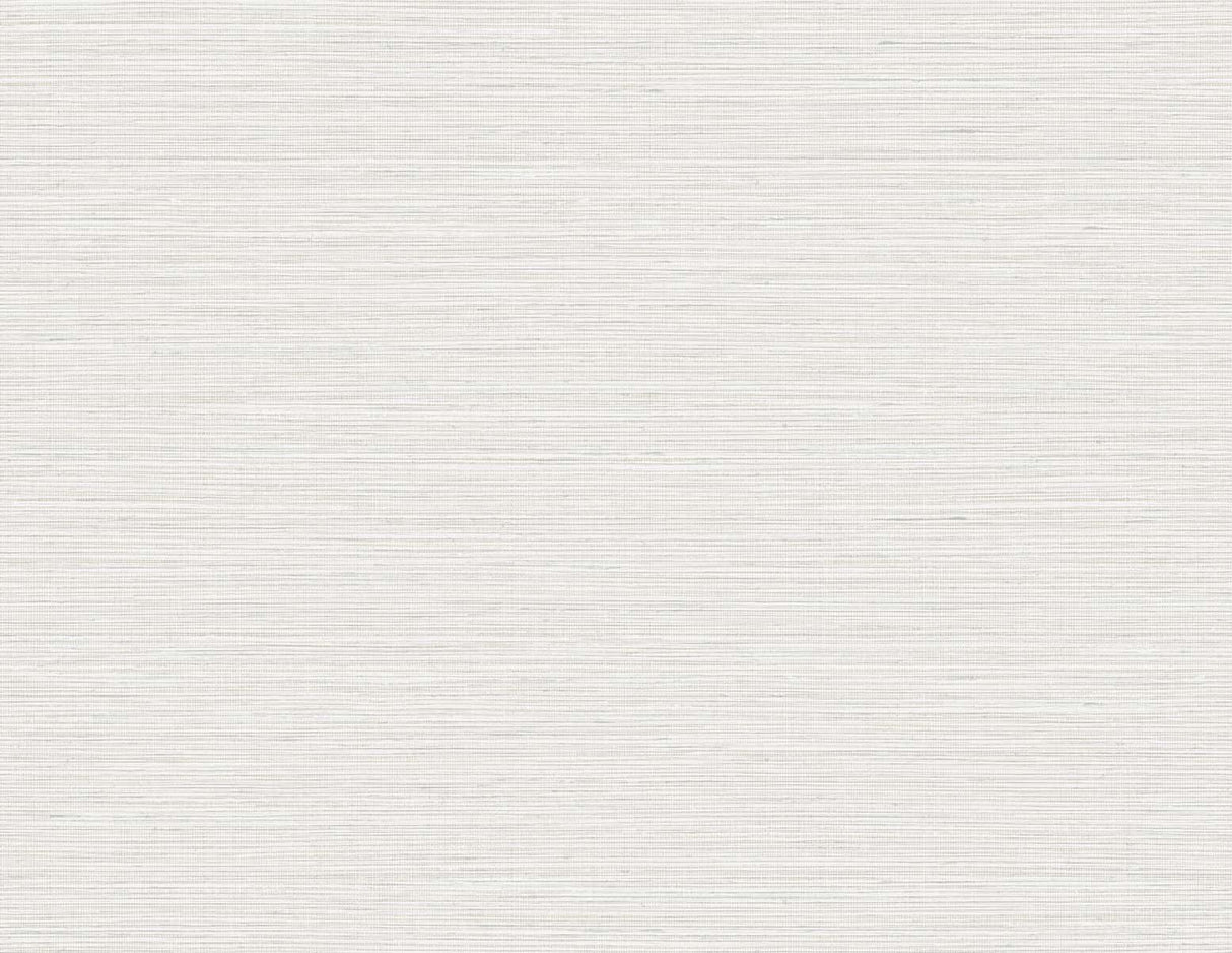 Seabrook Edmond Faux Sisal White Wallpaper