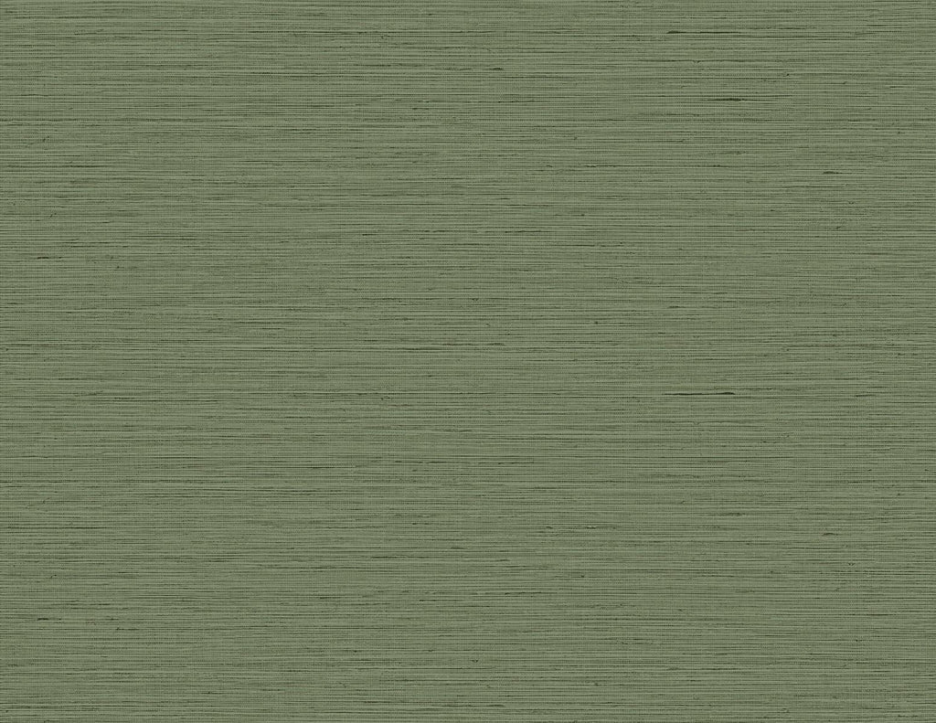 Seabrook Edmond Faux Sisal Green Wallpaper