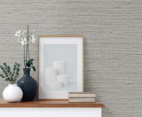 Seabrook Edmond Faux Sisal Grey Wallpaper