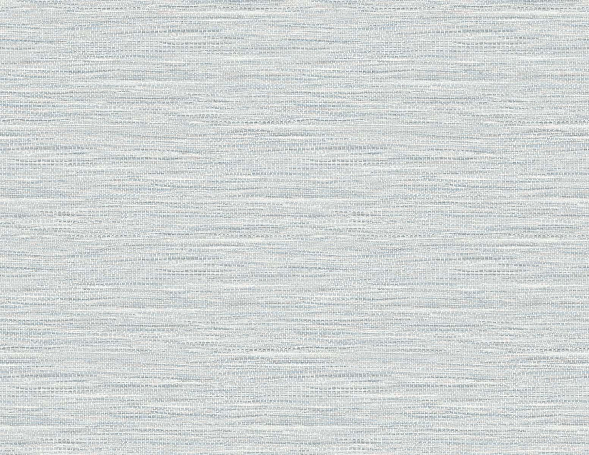 Seabrook Braided Faux Jute Cornflower Blue Wallpaper