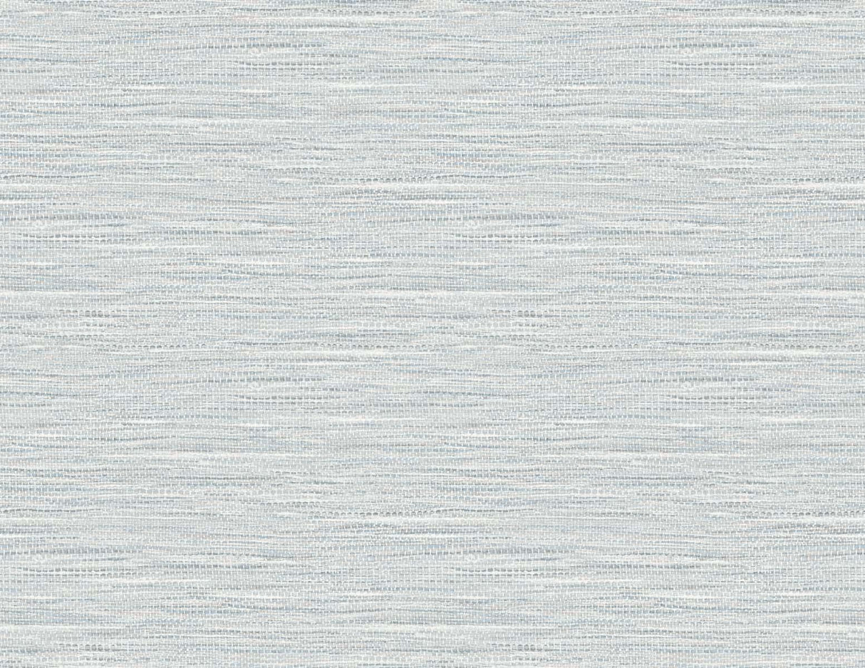 Seabrook Braided Faux Jute Blue Wallpaper