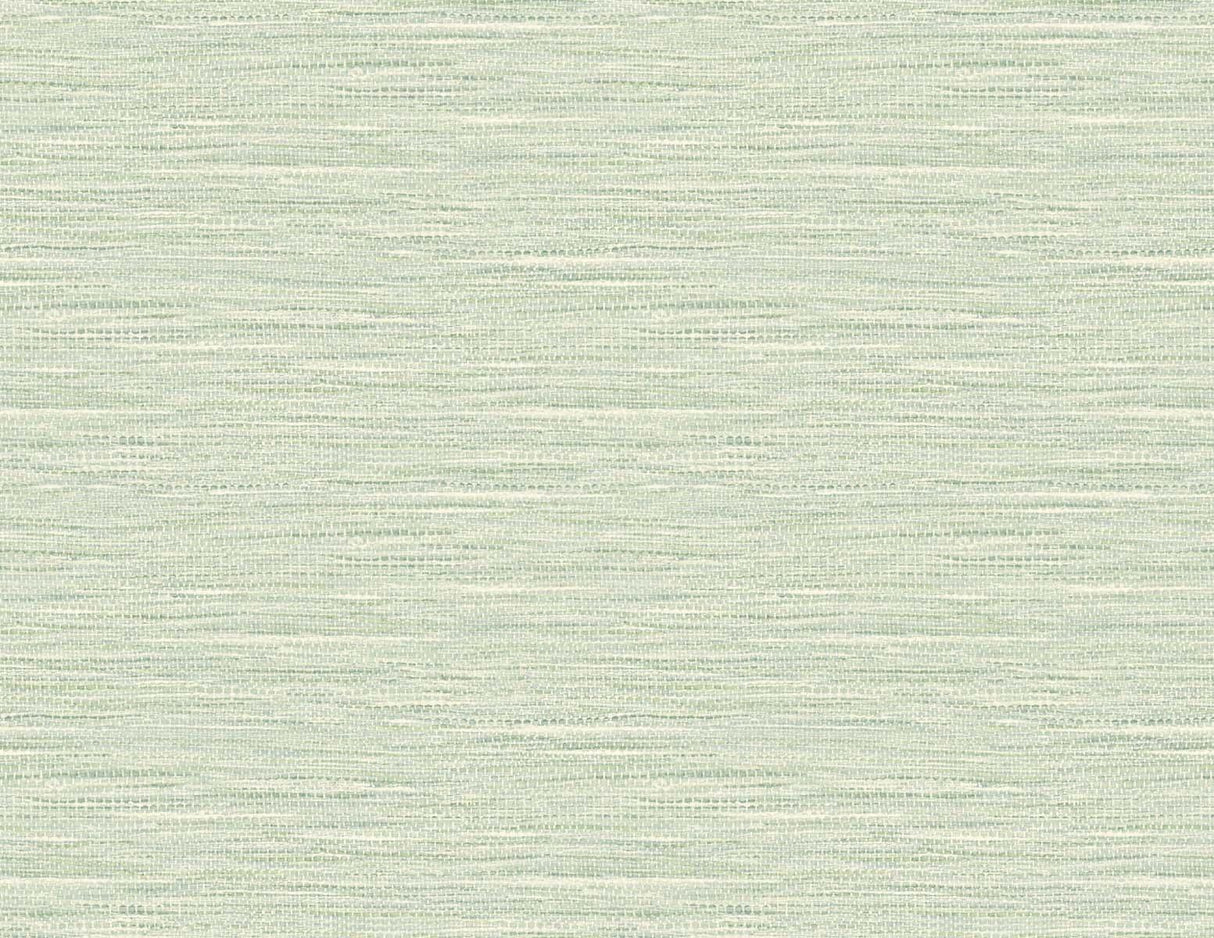 Seabrook Braided Faux Jute Green Wallpaper
