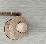 Seabrook Braided Faux Jute Grey Wallpaper