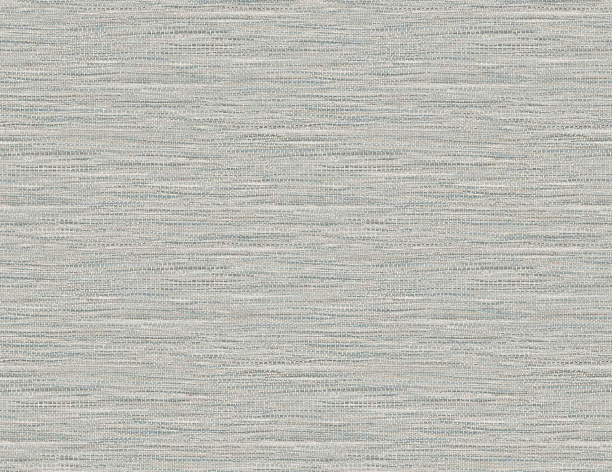 Seabrook Braided Faux Jute Grey Wallpaper