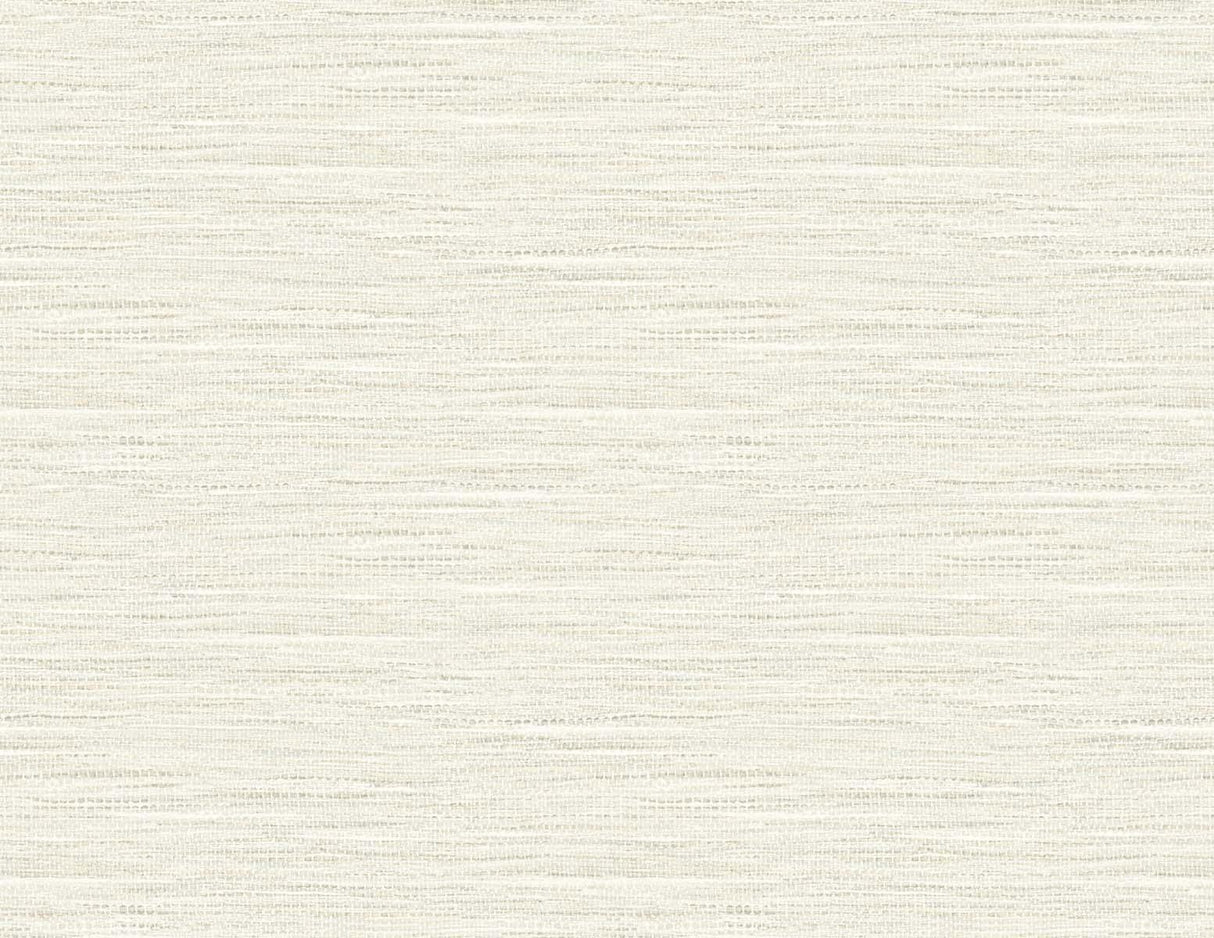 Seabrook Braided Faux Jute Pure White Wallpaper