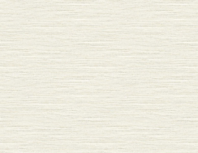 Seabrook Braided Faux Jute Pure White Wallpaper