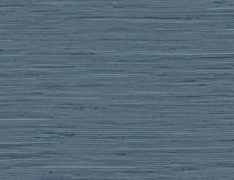 Seabrook Marion Faux Arrowroot Midnight Denim Wallpaper