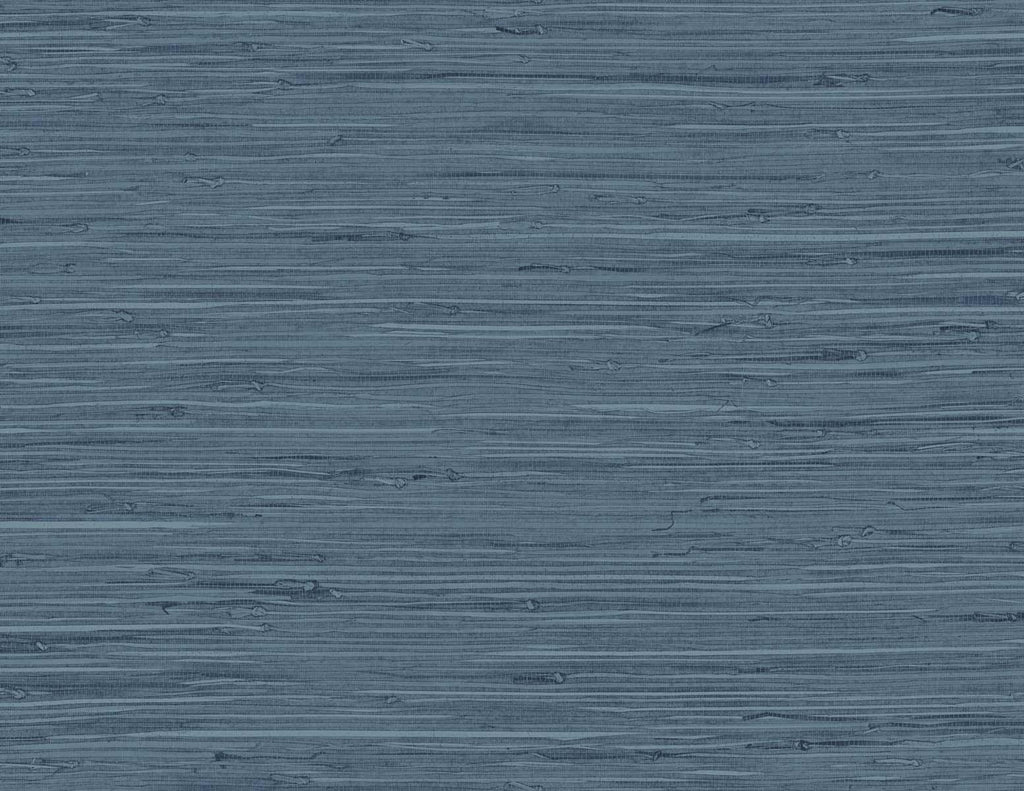 Seabrook Marion Faux Arrowroot Blue Wallpaper