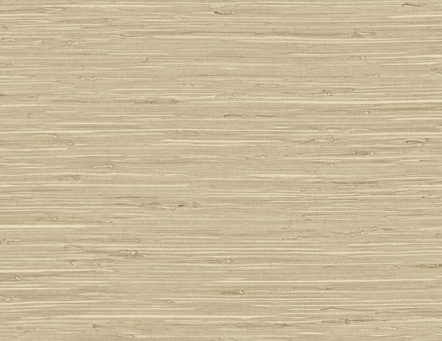 Seabrook Marion Faux Arrowroot Chestnut Wallpaper