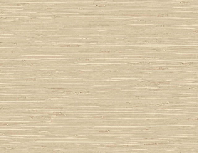 Seabrook Marion Faux Arrowroot Light Pine Wallpaper