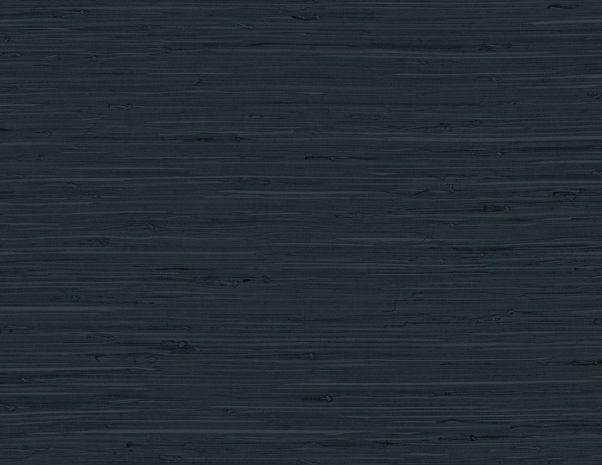 Seabrook Marion Faux Arrowroot Space Cadet Wallpaper