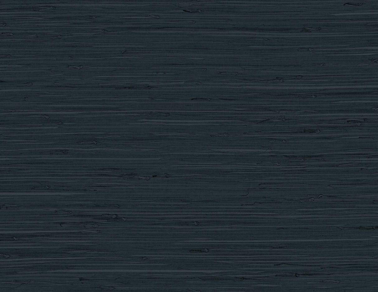 Seabrook Marion Faux Arrowroot Black Wallpaper