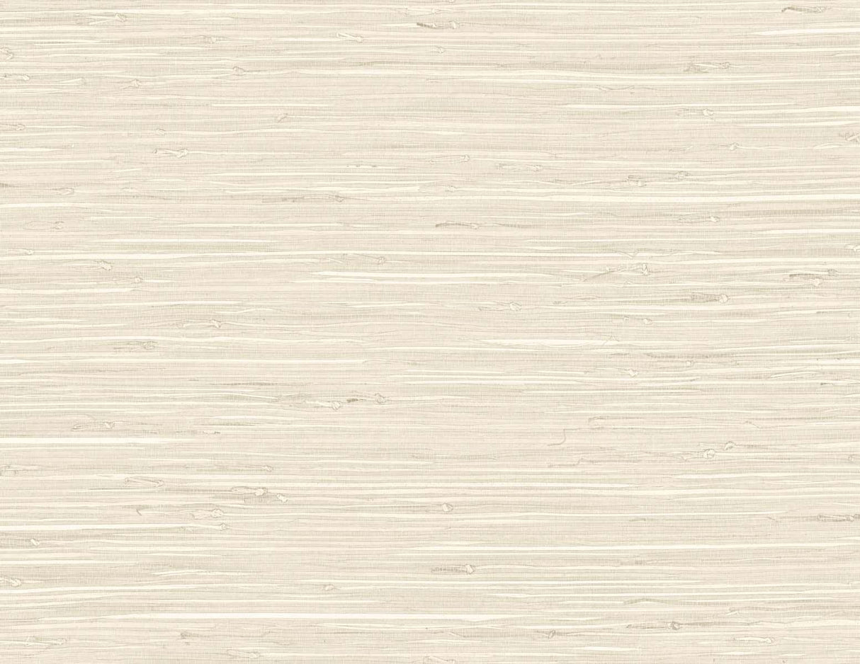 Seabrook Marion Faux Arrowroot Tan Wallpaper