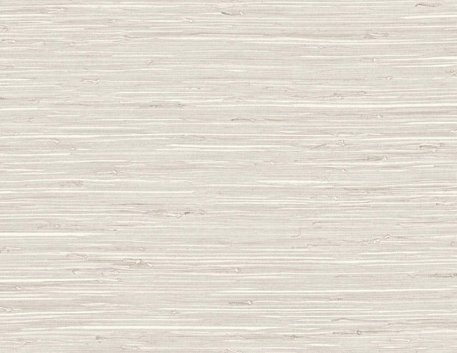 Seabrook Marion Faux Arrowroot Earl Grey Wallpaper