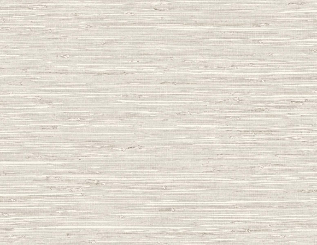 Seabrook Marion Faux Arrowroot Grey Wallpaper