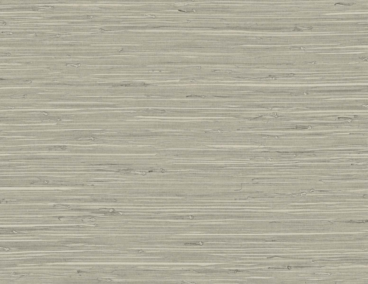 Seabrook Marion Faux Arrowroot Layered Slate Wallpaper